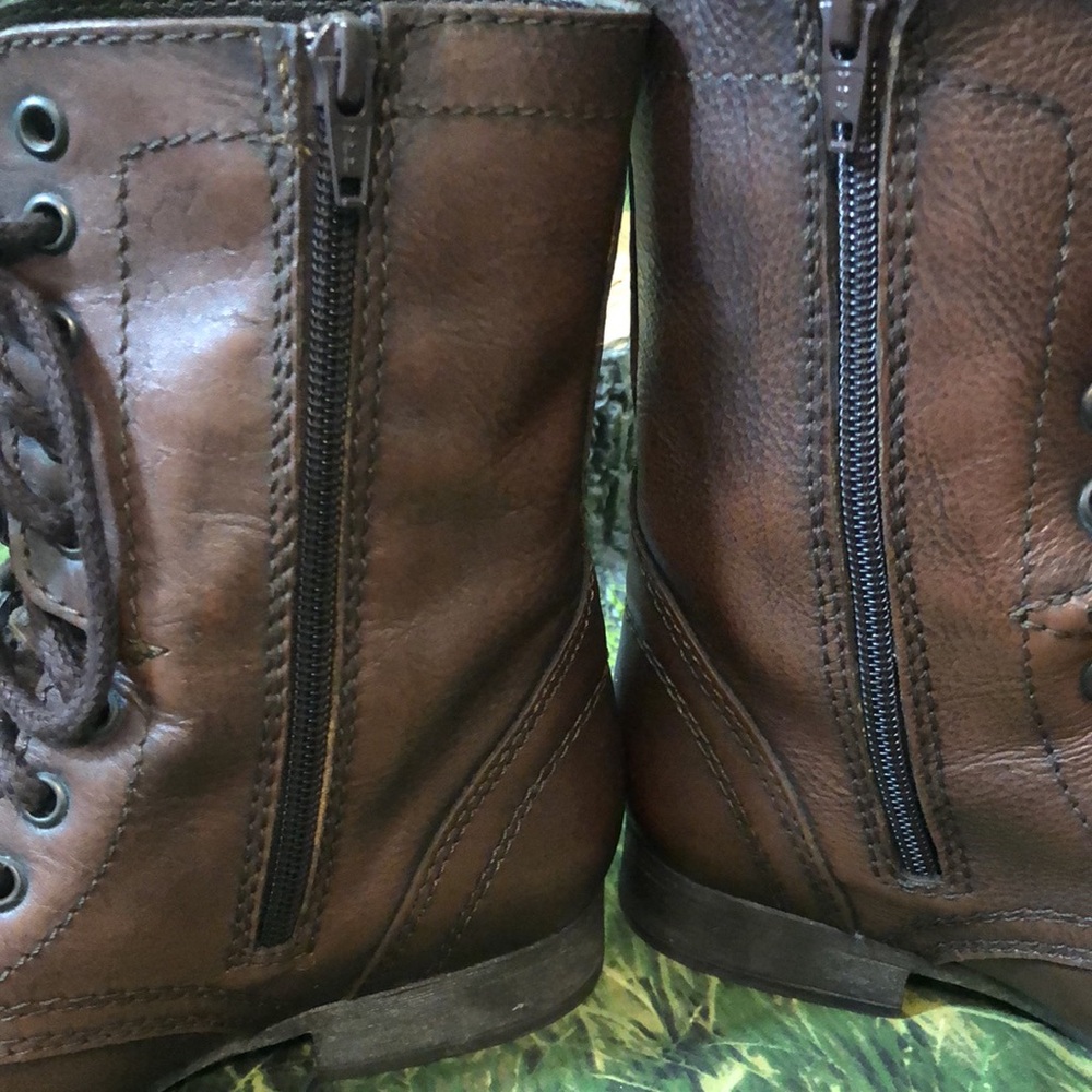 Steve Madden Dark Brown Troopa Boots Size 5 1/2 - Picture 9 of 14